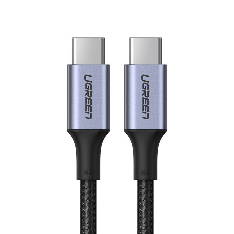 UGREEN USB-C (M) na USB-C (M), 100W, 5A, pleteni kabel, 1m-12