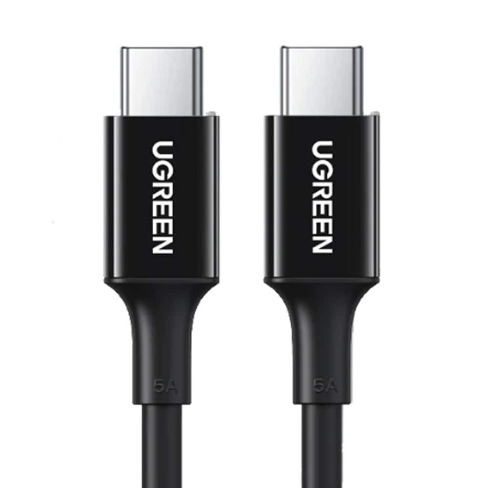 Kabel UGREEN, Type C 2.0 (M) na Type C 2.0 (M), 5A, crni, 1m-4