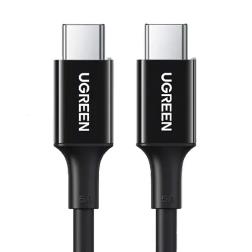 Kabel UGREEN, Type C 2.0 (M) na Type C 2.0 (M), 5A, crni, 1m-0
