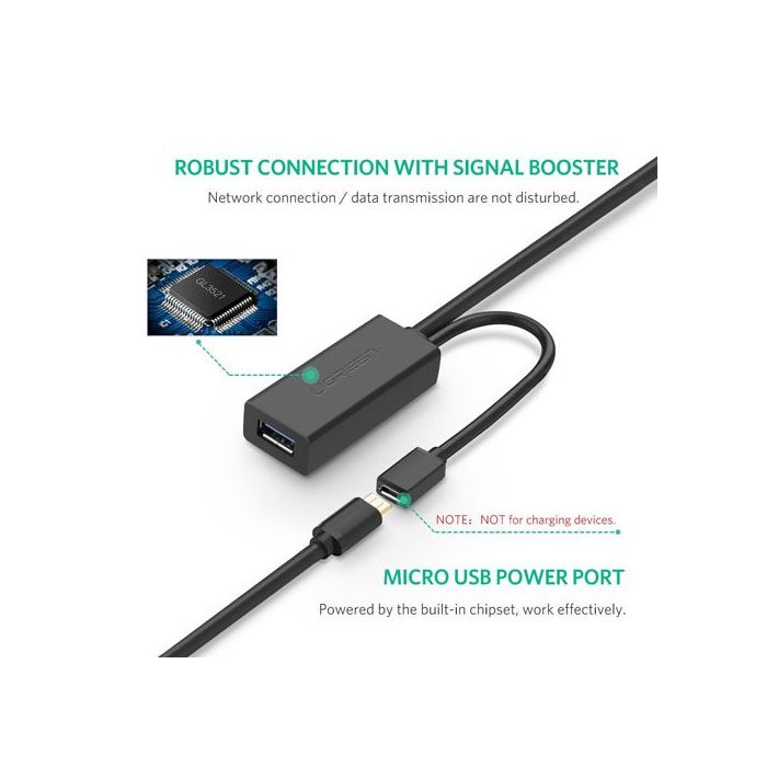 Kabel UGREEN, USB 3.0, produžni, 5m-11