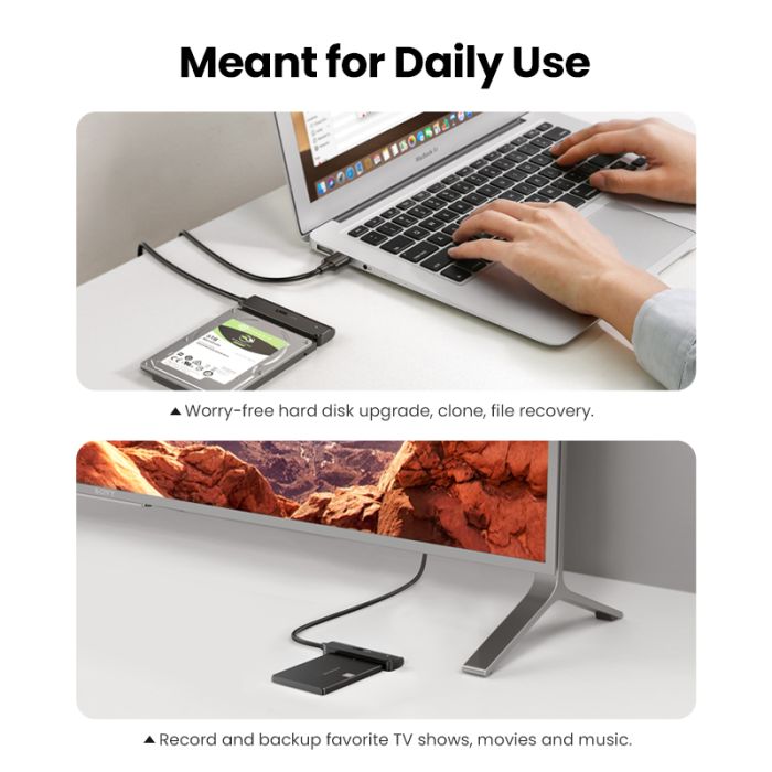 Kabel UGREEN, USB-A 3.0 na SATA za 2.5“, 0.5m-11