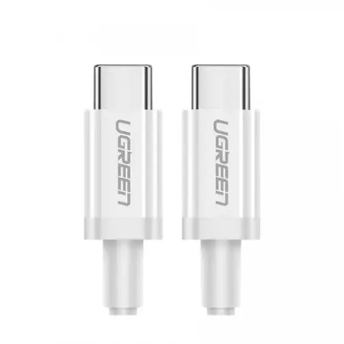 Kabel UGREEN, USB-C 2.0 (M) na USB-C 2.0 (M), 3A, bijeli, 1.5m