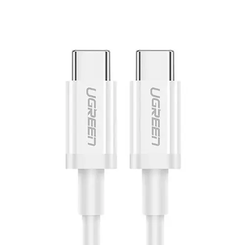 Kabel UGREEN, USB-C 2.0 (M) na USB-C 2.0 (M), 3A, bijeli, 1m