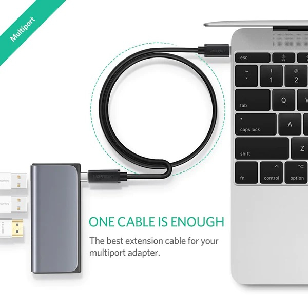Kabel UGREEN, USB-C 3.1, produžni, 10Gbps, 1m-22