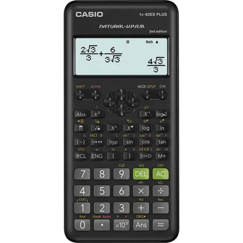Kalkulator CASIO FX-82 ES PLUS MOD2 KARTON.PAK (252 funk.) P10/40 bls-0