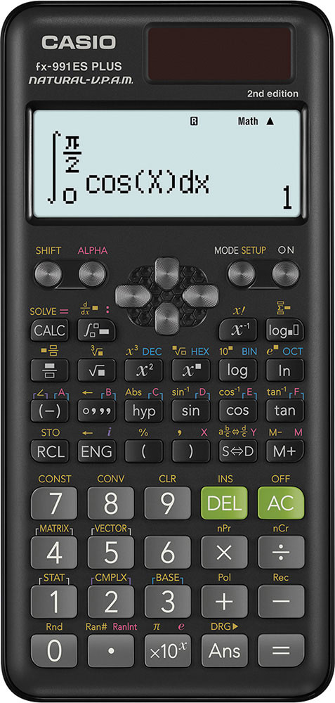 Kalkulator CASIO FX-991 ES MOD2 PLUS KARTON.PAK (417 funk.) bls P10/40-5