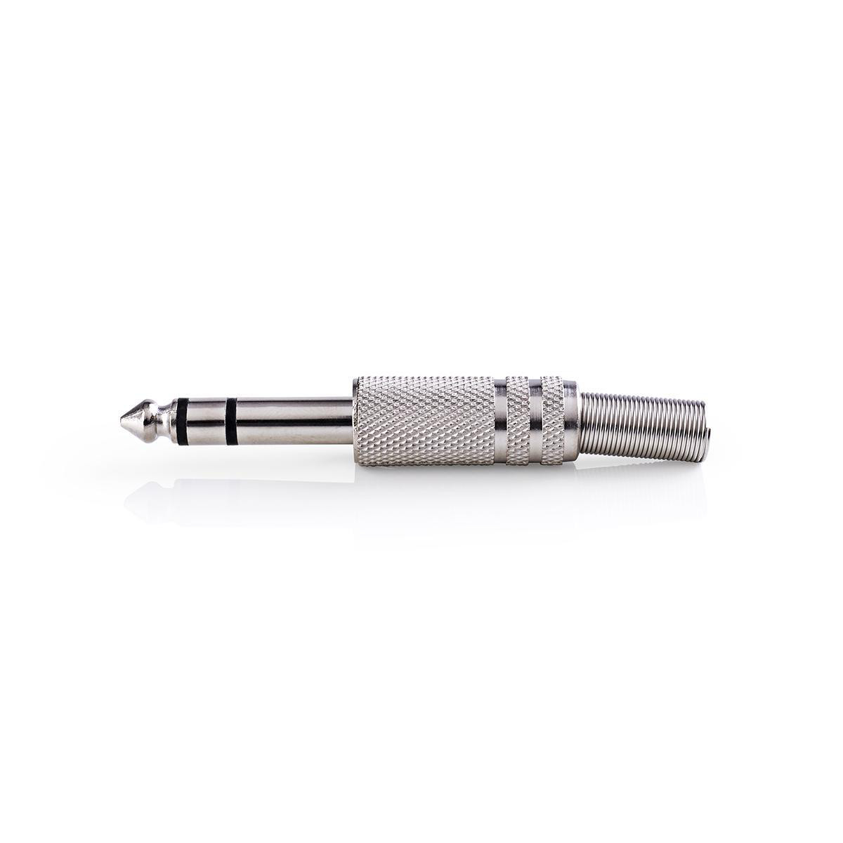 Konektor 6,35mm TRS (m) za kabel, metalni NEDIS-6