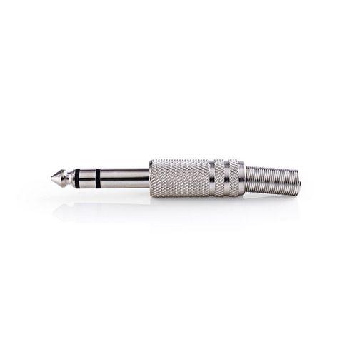Konektor 6,35mm TRS (m) za kabel, metalni NEDIS-5