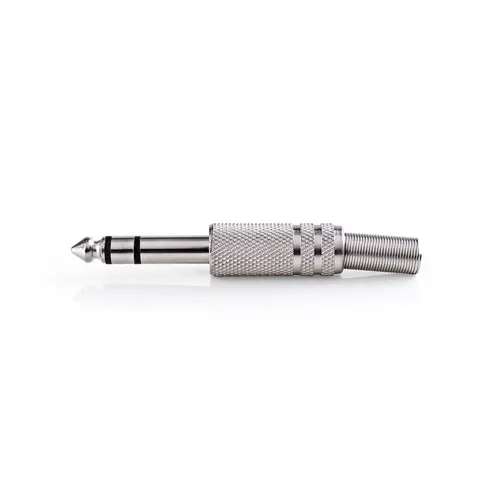 Konektor 6,35mm TRS (m) za kabel, metalni NEDIS-0