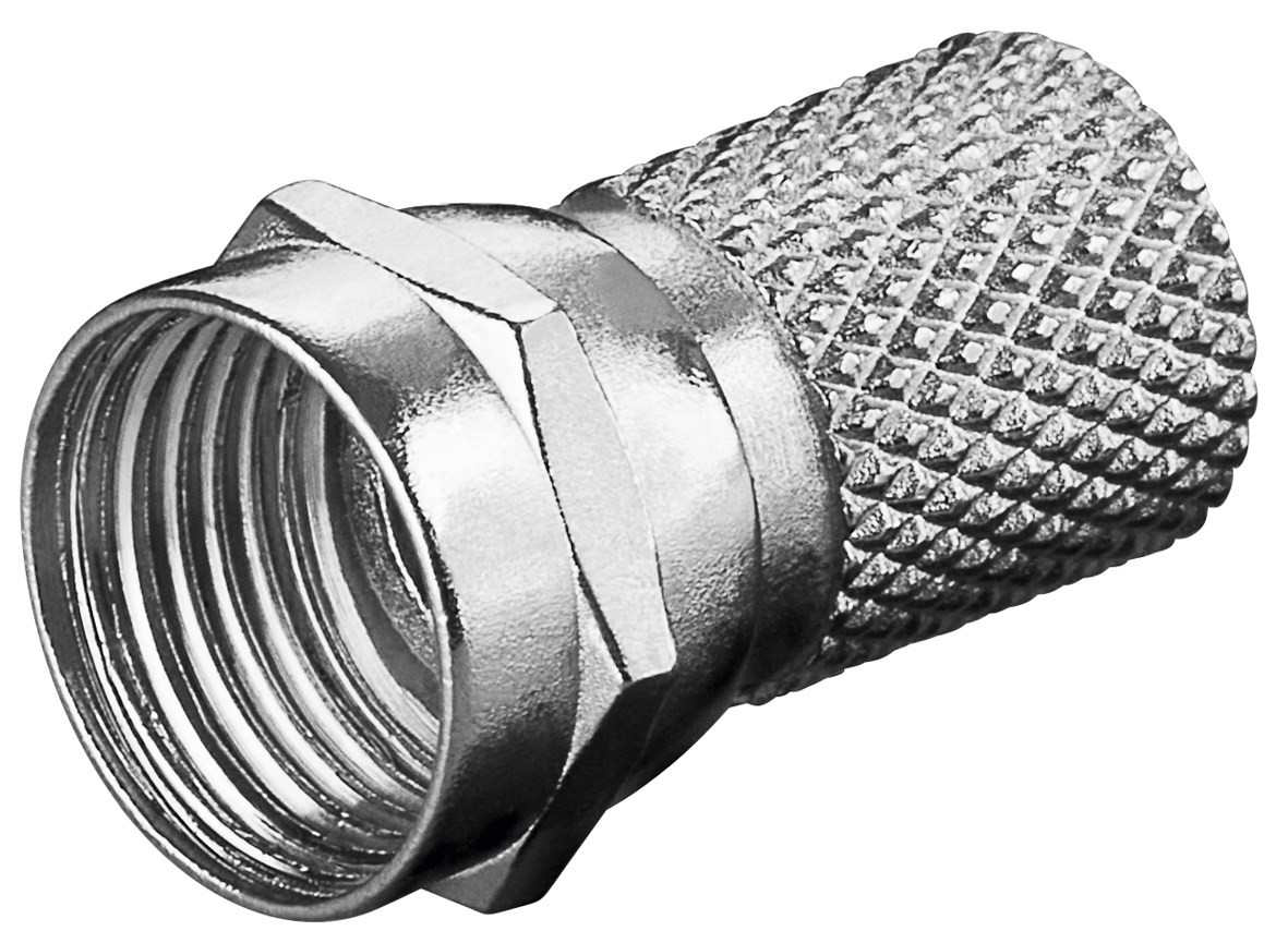Konektor antenski F, muški za kabel, 7 mm, GOOBAY-3
