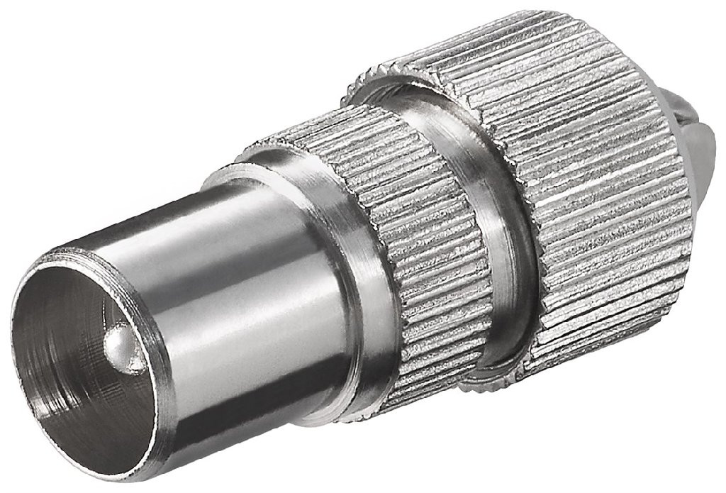 Konektor antenski M za TV, metalni, GOOBAY, bulk-4