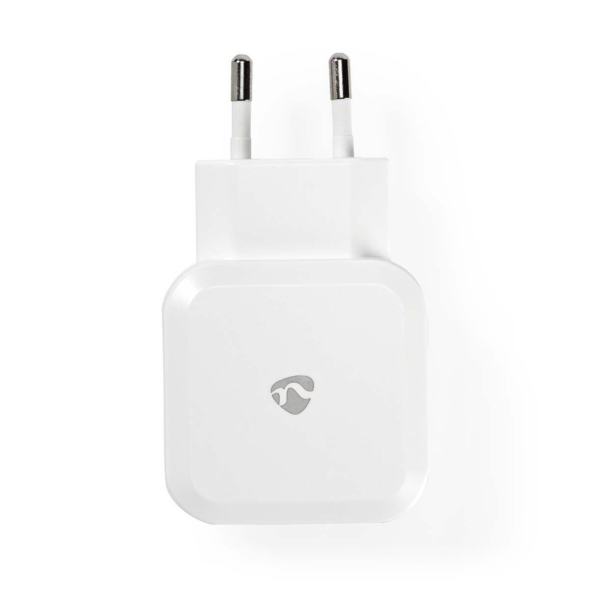 Kućni punjač NEDIS WCHAU484AWT, 24W, 2x USB-A, bijeli-13