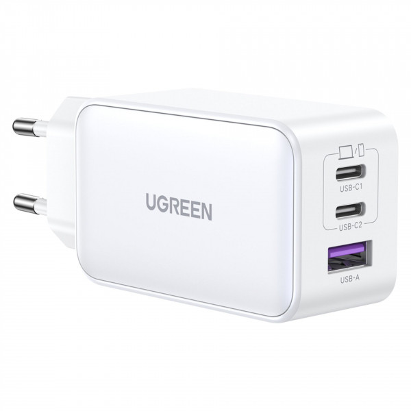 Kućni punjač UGREEN Nexode, 65W, 3-Port, bijeli-5