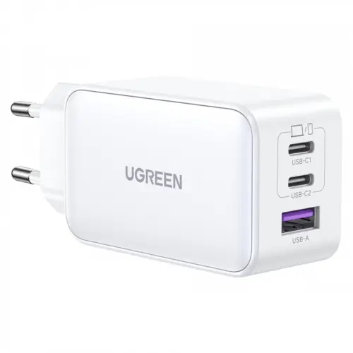 Kućni punjač UGREEN Nexode, 65W, 3-Port, bijeli-2