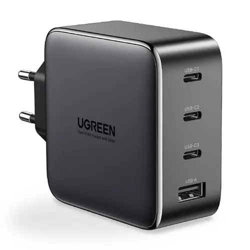 Kućni punjač UGREEN, 100W, USB-A+3xUSB-C, crni-8
