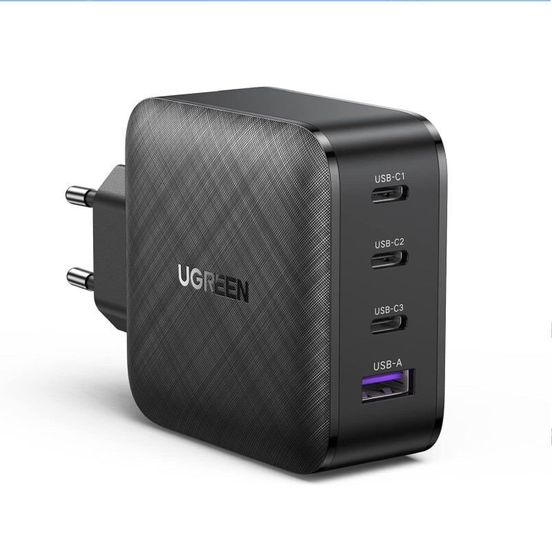 Kućni punjač UGREEN, 65W, USB-A+3xUSB-C, crni-24