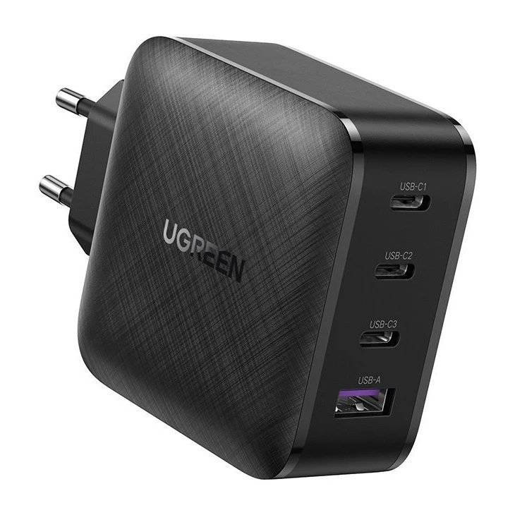 Kućni punjač UGREEN, 65W, USB-A+3xUSB-C, crni-17