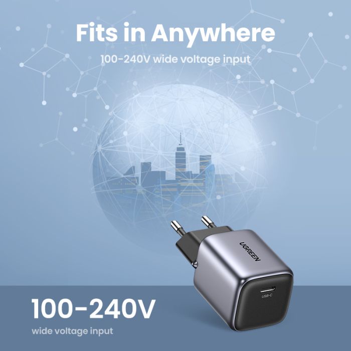 Kućni punjač UGREEN, Nexode Mini, 20W, USB-C-17
