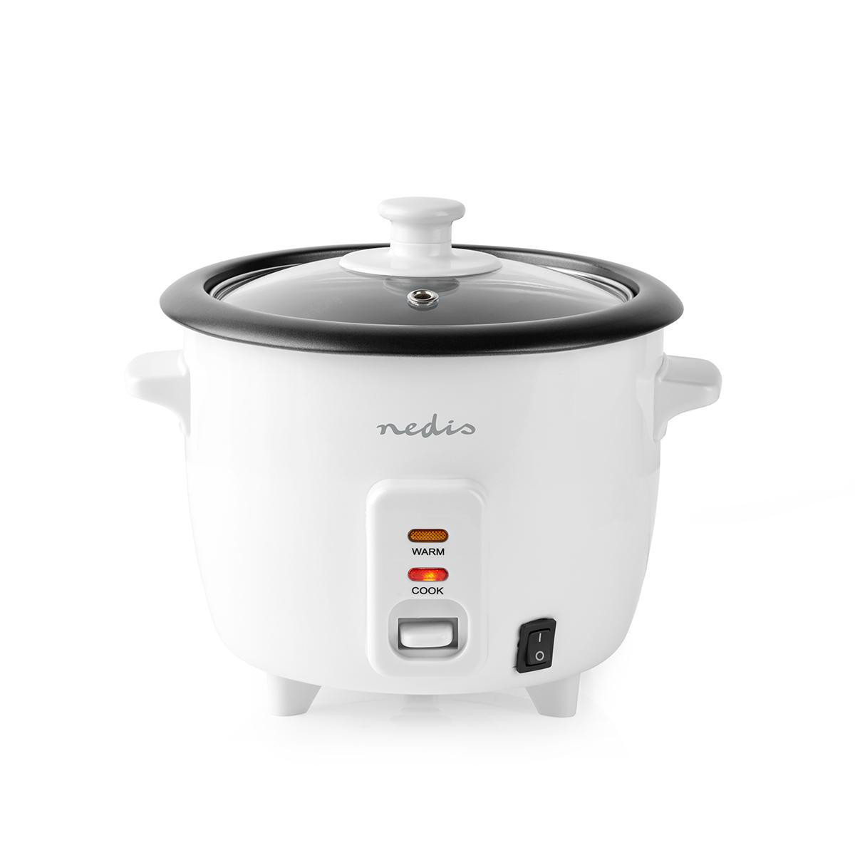 Kuhalo za rižu NEDIS KARC06WT, 0,6l, 300W, bijelo-2