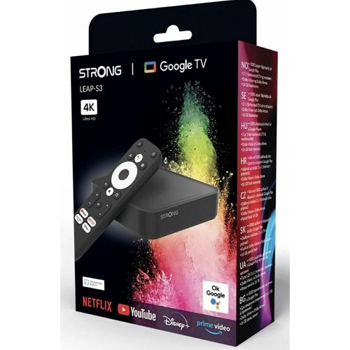Media Player STRONG LEAP-S3, Google TV box, Android 11, 4K UHD TV box, Quad Core Cortex-A35, 2.0 GHz, Wi-Fi, Bluetooth-0