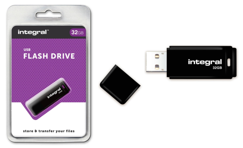 Memorija USB 2.0 FLASH DRIVE, 32 GB, INTEGRAL, crni-4