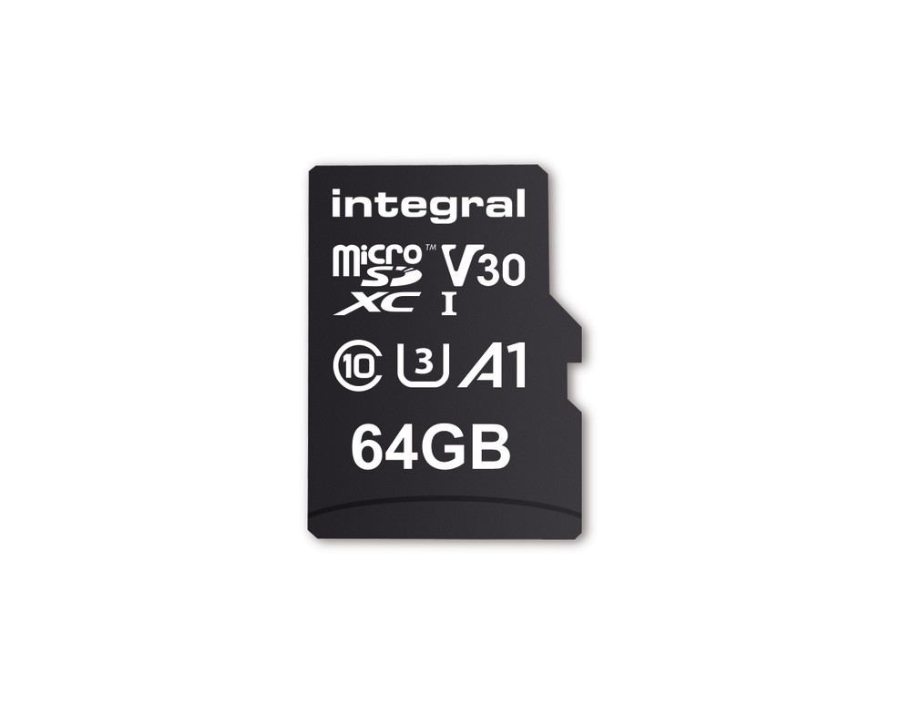 Memorijska kartica INTEGRAL Premium High Speed, micro SDHC/XC, 64GB, V30 UHS-I U3-13