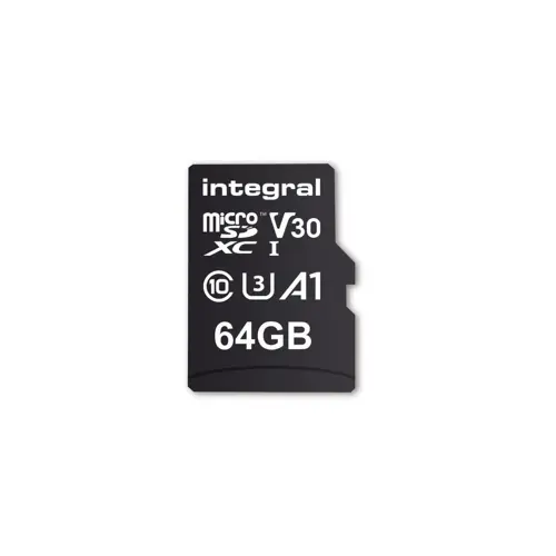 Memorijska kartica INTEGRAL Premium High Speed, micro SDHC/XC, 64GB, V30 UHS-I U3-0
