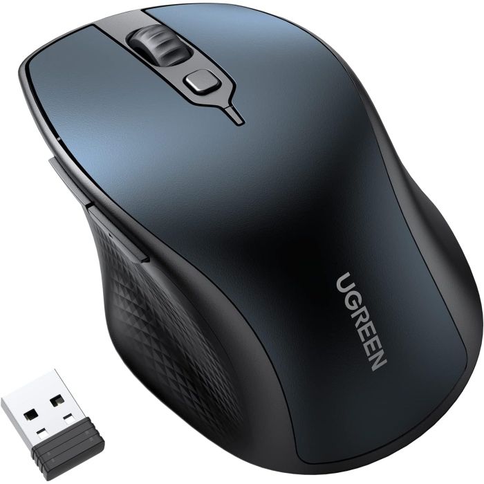 Miš UGREEN, bežični, ergonomski, Bluetooth, SILENT, 4000 DPI, crni-13