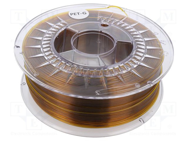 Nit za 3D printer DEVIL DESIGN, PETG, 1.75mm, prozirna smola, 1kg-3