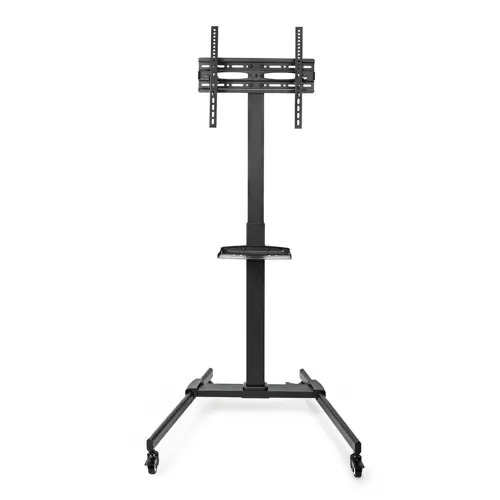 Stalak za TV podni prijenosni NEDIS TVSM5100BK (32"- 55", do 35 kg, 8 visina, nagib+10°-10°, polica)-0