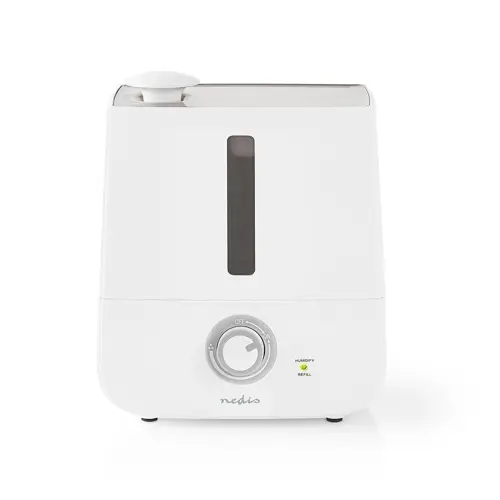 Ovlaživač NEDIS HUMI110CWT, 30 W, s hladnom maglom, 2.8 l, pogodno za prostor do 25 m2 , sivo bijeli-0