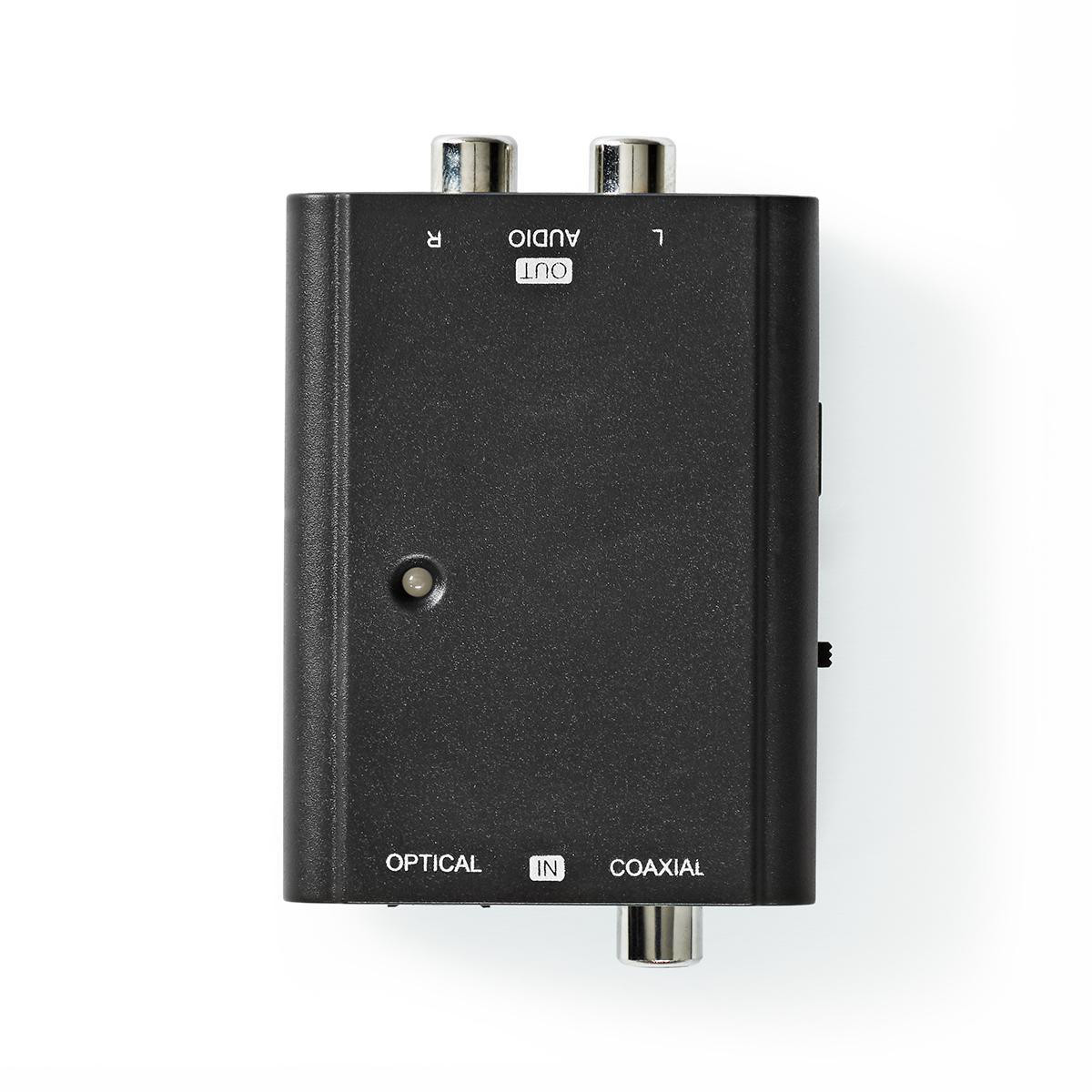 Pretvarač audio digitalni u analogni NEDIS ACON2509BK-11