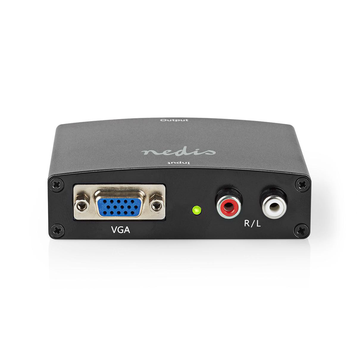 Pretvarač VGA / 2x RCA (m) na HDMI NEDIS VCON3454AT-8