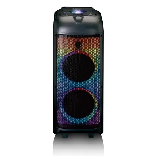 Party zvučnik LENCO PA-260 (150W, Bluetooth, FM radio, 2x bežični mikrofon, USB)-6