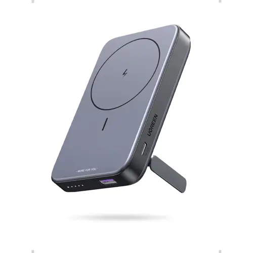 Prijenosno napajanje powerbank UGREEN Magsafe, 10.000 mAh, bežično punjenje do 15W, USB-C, Power Delivery do 20W, sivi-0