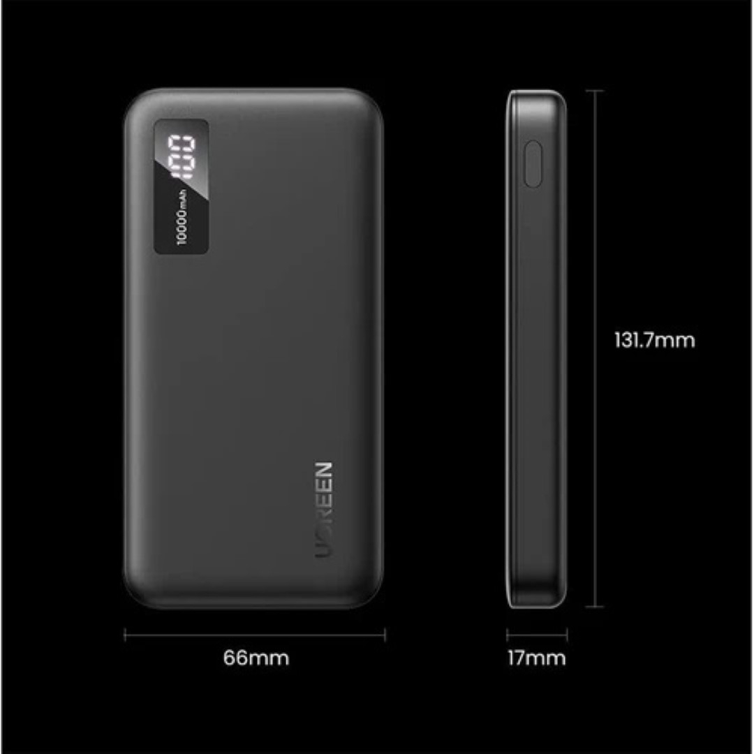 Prijenosno napajanje powerbank UGREEN, 10.000 mAh, USB-C, sivi-11
