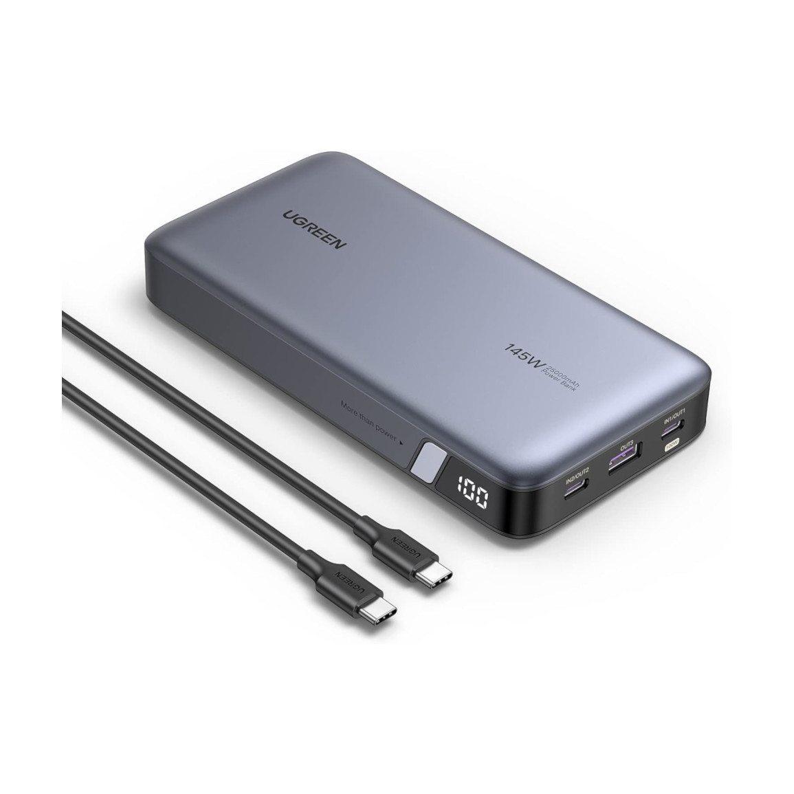 Prijenosna baterija za prijenosno računalo UGREEN (s tri porta, 145W, 25000mAh)-27