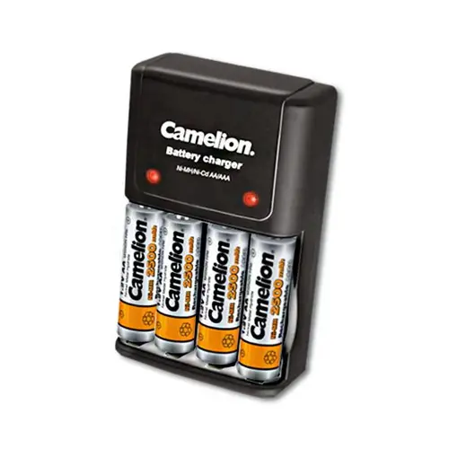 punjač baterija 2 ili 4x AA ili AAA,sa baterijama 2,5 Ah, BC1010B Camelion-1