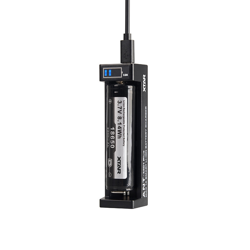 Punjač baterija Li-ion, za 1 komad baterije, USB, XTAR ANT MC1 plus-5