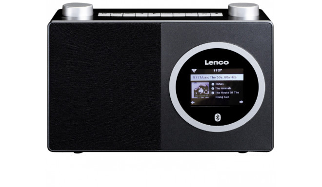 Radio prijemnik LENCO DIR-70BK, internet radio, bluetooth, crno-srebrni-5
