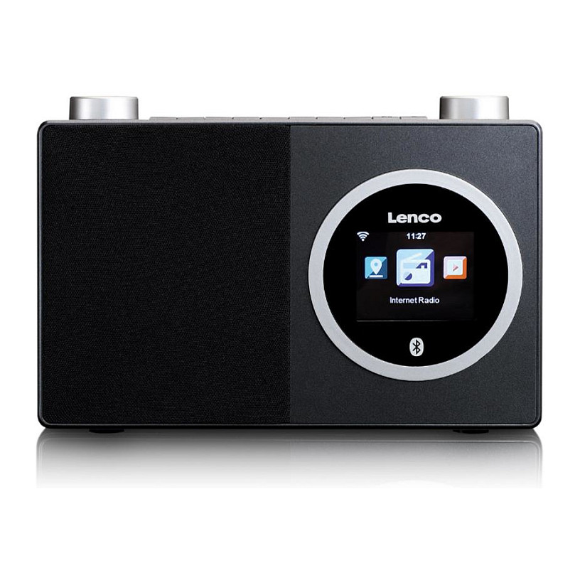 Radio prijemnik LENCO DIR-70BK, internet radio, bluetooth, crno-srebrni-3