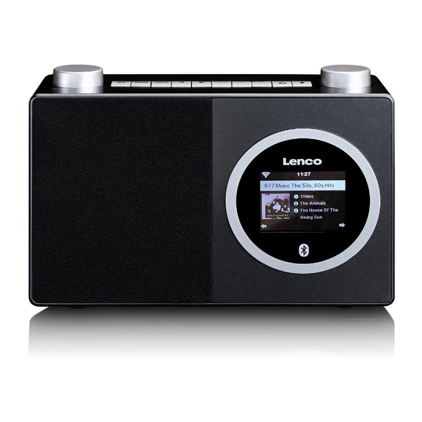 Radio prijemnik LENCO DIR-70BK, internet radio, bluetooth, crno-srebrni-9