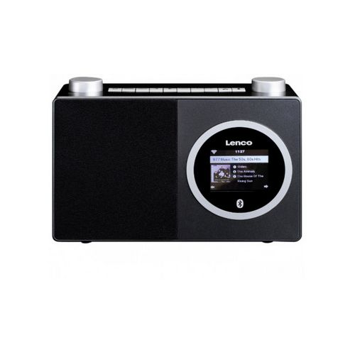Radio prijemnik LENCO DIR-70BK, internet radio, bluetooth, crno-srebrni-6