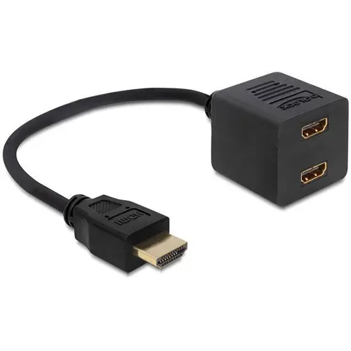 Razdjelnik DELOCK, HDMI 1u2 Ethernet, 4K, 3D 65226-1