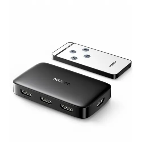 Razdjelnik UGREEN, 3x HDMI na HDMI, crni-0
