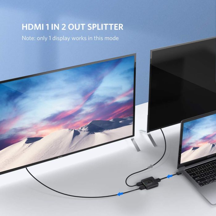 Razdjelnik UGREEN, HDMI 4K@60Hz,dvosmjerni, crni-11
