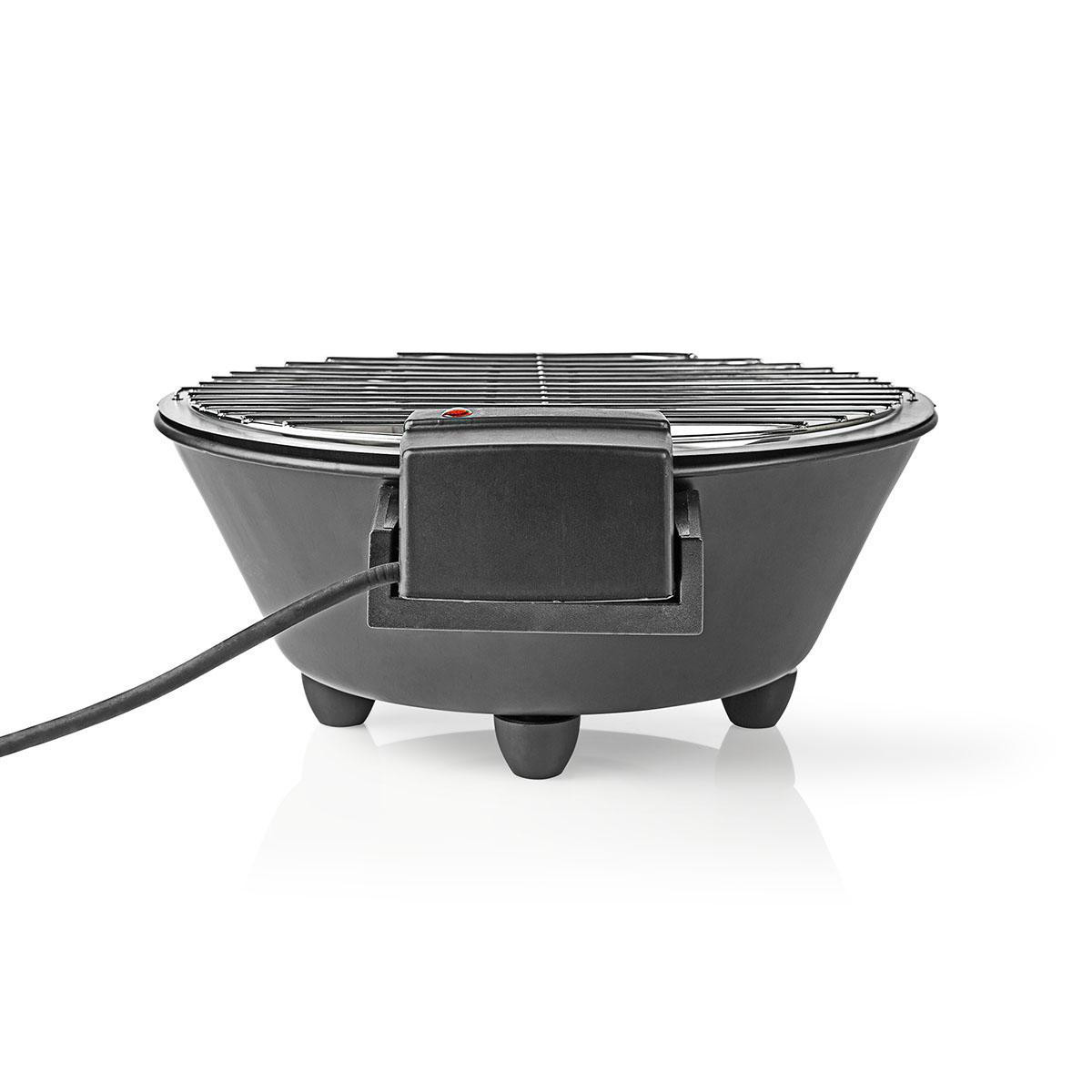 Roštilj NEDIS BBQE112BK, okrugli, 30cm, 1250W, crni-5