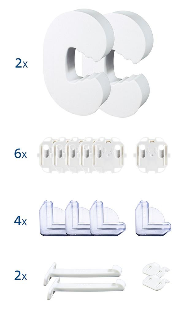 Set zaštita od ozljeda ALECTO BV-30, 14 kom-2