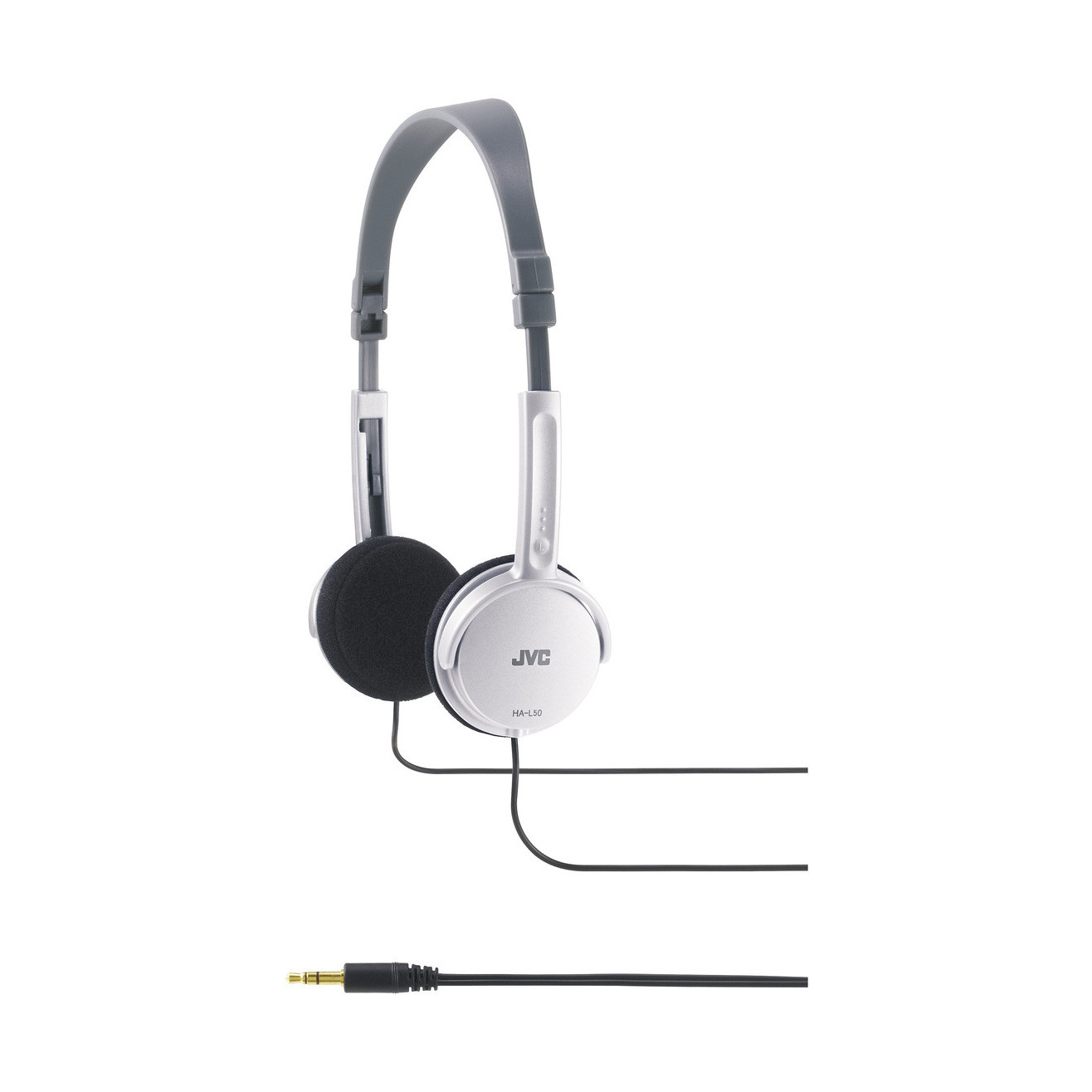 Slušalice JVC HA-L50WE, light weight, on-ear, 3.5mm, bijelo sive-5