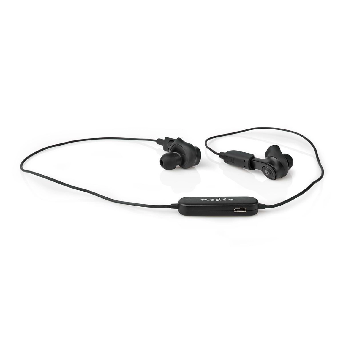 Slušalice NEDIS HPBT5053BK, bežične, bluetooth, crne-2